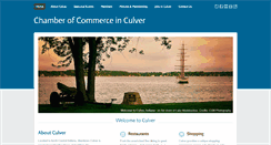 Desktop Screenshot of culverchamber.com
