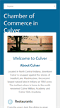 Mobile Screenshot of culverchamber.com